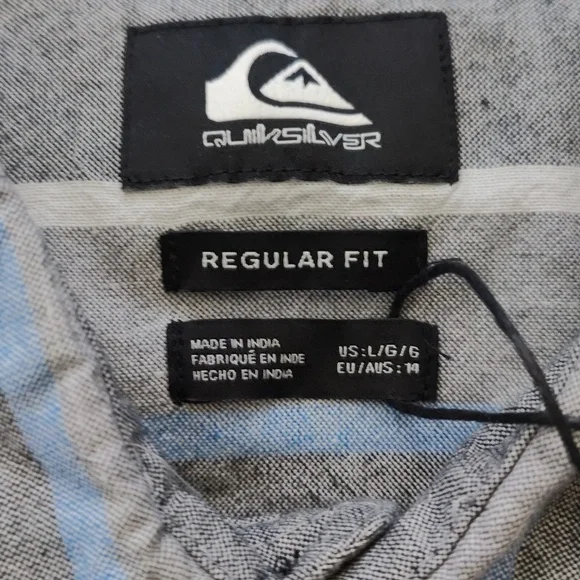 170. Quiksilver Cali Sunrise Woven Top | Color: Black Cali Sunrise - Picture 8 of 10